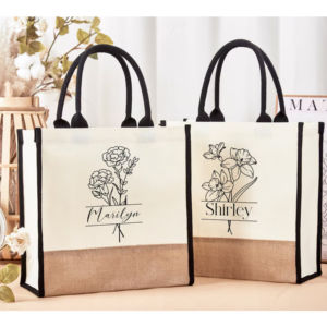 NaturalChic Jute Tote Natural Biodegradable Eco Tote <b>Bag</b> Sustainable <b>Reusable</b> <b>Shopping</b> <b>Bag</b> for Retail, Events & Giveaways - Product Image 5