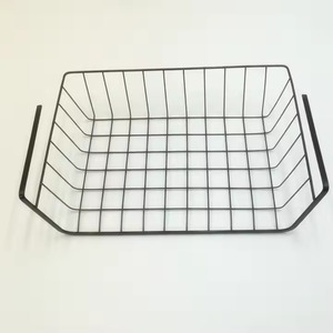 Middle Eastern Amazing Style Black Hanging Cabinet <b>Basket</b> Multifunction <b>Metal</b> Kitchen <b>Storage</b> <b>Basket</b> - Product Image 1