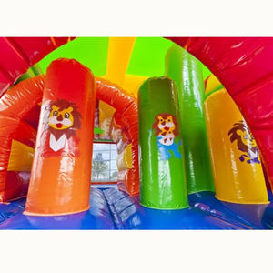 Château gonflable plein d'entrain commercial pour petits enfants rebond sautant maison aire de jeux videur extérieur - Product Image 2