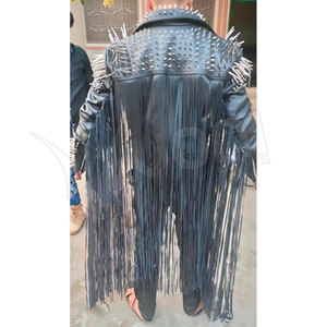 แจ็คเก็ตมอเตอร์ไซค์หนังแท้ ดีไซน์เนอร์สำหรับผู้ชาย ขายดีที่สุดปี 2022 ไซส์ใหญ่ ระบายอากาศได้ดี เป็นมิตรกับสิ่งแวดล้อม ทนทาน ปรับแต่งได้ - Product Image 3