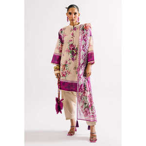 Conjunto de traje de 3 piezas estampado para mujer con dupatta CL-62137 - Product Image 3