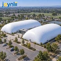 Dômes sportifs gonflables en PVDF, structure autoportante, pour terrains de football, de tennis et stades intérieurs – Vente directe usine