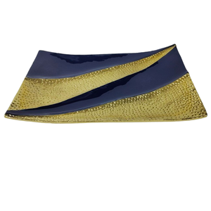 Vente en gros Plateau en métal pour cuisine Forme moderne et élégante Plateau décoratif en aluminium Décoration de table Assiette de service - Product Image 4