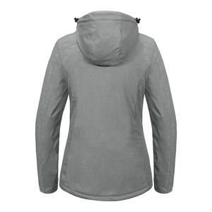 Veste de ski pour femme du fabricant OEM ajustement personnalisé avec support d'impression et d'étiquetage de logo de coque imperméable au vent - Product Image 5