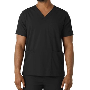 Fashion Hospital Uniform Nurse Beauty Dental Salon Work <b>Clothes</b> Custom Logo Stretch Medical <b>Scrubs</b> Set For Men - Product Image 1
