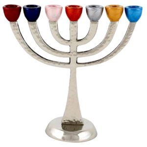 Nouvelle Menorah en béton Hanukkah, artisanale, moderne, pour les célébrations de Hanukkah avec un design minimaliste - Product Image 2