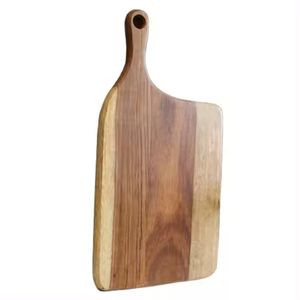 Planche à découper en bois naturel la plus vendue, planche à découper de couleur brune pour légumes, pain et fromage - Product Image 1
