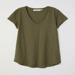 High Quality 100% Organic Cotton Oversized Casual <b>T</b>-<b>Shirts</b> for Women Private Label Knitted Solid Colour Women's OEM <b>T</b> <b>Shirts</b> - Product Image 5