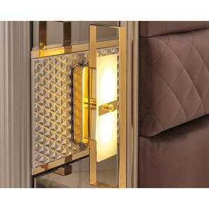 Ensemble de chambre à coucher King Size Athome Istanbul au design sculpté élégant, détails décoratifs en MDF, vente en gros d'usine, meubles de maison en provenance de Turquie - Product Image 3