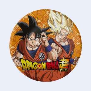 Platos Desechables de Papel de Dragon Ball Super, 18 cm, 8 Piezas, para Fiestas Infantiles - Product Image 1