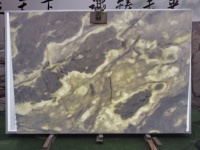Mármol Ónix Blanco Fendy Retroiluminado, Duradero, Pulido, en Losa a Medida, con Vetas Púrpuras para Mesa de Comedor e Isla