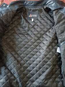 Chaqueta de motorista para hombre personalizada de alta calidad Premium 100% cuero Real negro transpirable edredón forro estilo clásico chaqueta cuello alto - Product Image 5