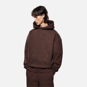 Sweat à capuche coupe décontractée avec poches kangourou pour des tenues de rue décontractées Sweat à capuche doux pour un confort quotidien Sweat à capuche sur mesure sans fermeture éclair - Product Image 1