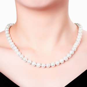 Certificato ZZXL-N0003-01 nuovo Design fatto a mano collana di perle bianche gioielli della Sorority per le donne della ragazza - Product Image 6