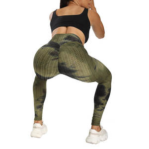 Femmes décontracté taille haute Gym Legging sans couture Push Booty pantalon avec Scrunch respirant Yoga Fitness collants livraison directe - Product Image 4