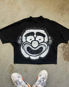 T-shirt uni 100% coton de haute qualité pour hommes, col rond, style de rue avec méthode d'impression numérique et d'écran - Product Image 1