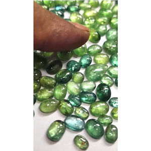 Lote de 1525 Piedras Preciosas Sueltas, 1044 Piezas de Cianita Verde Menta Natural, Cabujón Ovalado de 6x4, 7x5, 8x6, 9x7 mm, US$382, Todas las Ventas Iroc - Product Image 4