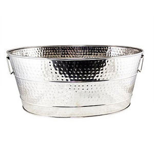 ถังแช่ไวน์ทำจากเหล็กกัลวาไนซ์ถังทรงกลมสำหรับแช่เบียร์ค็อกเทลโลหะบนโต๊ะ - Product Image 4