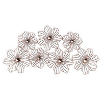 Design moderne le plus vendu art mural en métal de luxe abstrait couleurs personnalisées pour la décoration de la maison et du jardin