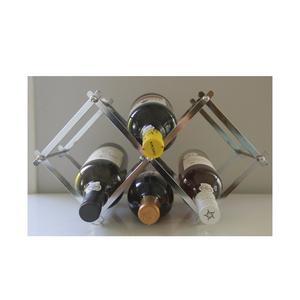 Estante de vino decorativo de Color plateado y Metal de la mejor calidad para Club y fiesta, accesorios para Bar, soporte para botella de champán y vino - Product Image 3