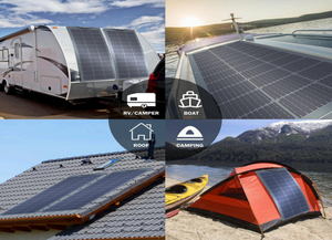 Panel Solar Flexible de PET de 100W 120W 140W 160W con 22% de Eficiencia, Certificado CE/TUV/ISO para Techo de Automóvil - Product Image 6