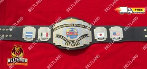CMLL World Heavyweight Championship Ceinture fabriquée en zinc 2mm 4mm Taille adulte - Product Image 2