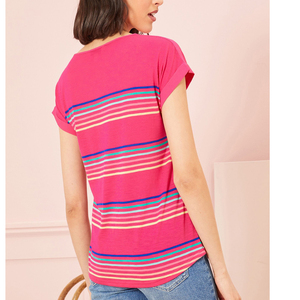 Camisetas de estilo playero vocacional para mujer, camisetas de manga corta para mujer, blusas informales de manga corta, playeras básicas para mujer - Product Image 6