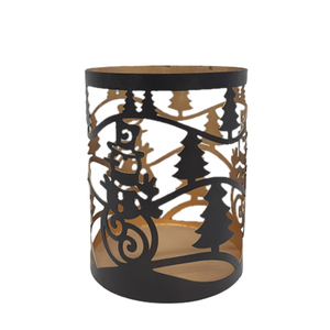 ที่ใส่ของตกแต่งโต๊ะโรงแรมทำจากโลหะ/แก้วพายุเฮอริเคนสีทองสไตล์โมเดิร์นแฮนด์เมดออกแบบได้ตามที่ต้องการ - Product Image 5