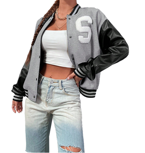 Custom Embroidered <b>Camouflage</b> Bomber Jacket Unisex Spring Canvas Stand Collar Front Logo Windproof Waterproof Wholesale - Product Image 5