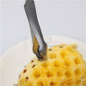 Prix de gros Manuel en acier inoxydable Ananas Corer Trancheuse Graine Salade Fruit Clip Cutter avec la norme de sécurité-MX - Product Image 3