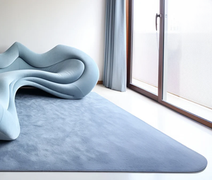 Alfombra de pelo alto con mechones a mano de lana abstracta moderna suave Irregular 4x6 hogar Oficina sala de estar niños hecho a mano conjunto de alta calidad - Product Image 2