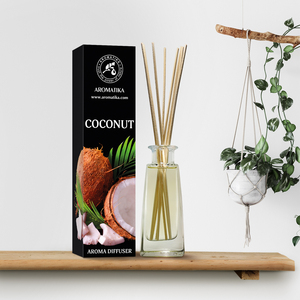 Difusor de Aromas Aromatika Coconut de 100 ml con Aroma Tropical Exótico y Fragancia Duradera para Habitaciones - Product Image 4