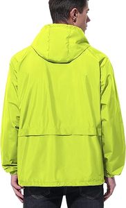 Chaqueta Cortavientos Ligera de Primavera con Capucha, 100% Poliéster de Alta Calidad, Personalizable, Impermeable, para Exteriores, Senderismo, Unisex - Product Image 4