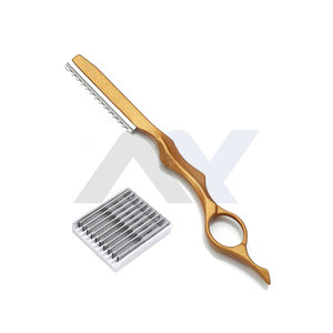 มีดโกนตัดแต่งทรงผมแบบมีหวีในตัว ใบมีดคมทนทาน สำหรับร้านทำผม ใช้สำหรับซอยผม จัดแต่งทรง และสร้างเลเยอร์ - Product Image 1