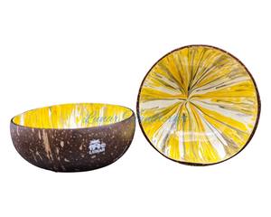 Vietnam Écologique De Luxe Motif Laque Bol Artisanat Nouveau Style Coloré Conception De Noix De Coco Personnalisé Meilleur Choix De Prix - Product Image 3