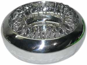 Offre Spéciale intérieur extérieur rabattable cendrier Design Unique Bronze classique métal maison bureau décoration coupe-vent en acier Durable - Product Image 3