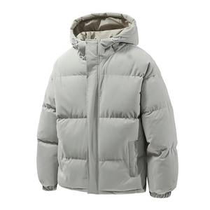 Respirant brillant personnalisé unisexe épais à capuche toile 100% Nylon imperméable bulle bouffante veste d'hiver - Product Image 1