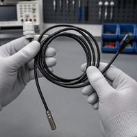 Sensor de Temperatura Digital DS18B20 a Prueba de Agua IP68 con Cable de 1m, Terminal XH2.54-3P y Conector RJ11 6P4C