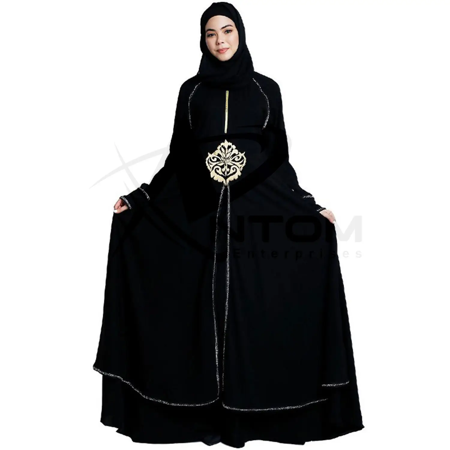 העבאיה כיסוי שמלת כולל על יקר מטליות 100% חלאל דובאי טורקיה פקיסטן הודו חלוק לילה כותנות לילה שמלה ארוג