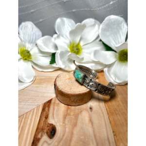 Leroy James Royston Fashion <b>Cuff</b> <b>Bracelet</b> Turquoise & Sterling <b>Silver</b> Elegant & Stylish Accessory - Product Image 3