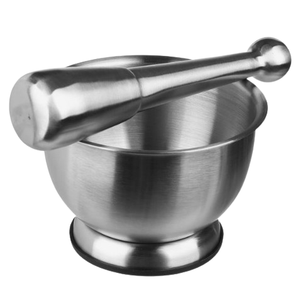 Trituradora de sal de diseño clásico, mortero y Maja de especias multiusos hechos a mano al precio más bajo - Product Image 1