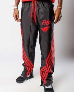 กางเกงวอร์มขายาวของผู้ชายกางเกงและกางเกงผ้าโพลีเอสเตอร์ผ้าสแปนเด็กซ์ปักโลโก้กางเกงโอเวอร์ไซส์ทรงหลวมมีลาย - Product Image 6