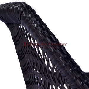 Silla de jardín al aire libre marrón duradera moderna ratán sintético con marco de metal para el hogar sala de estar Patio o Hotel - Product Image 2