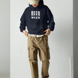 Sudadera con capucha de diseño de alta gama con estampado completo para hombre, estilo urbano, de forro polar, cómoda para el invierno, en oferta online. - Product Image 2