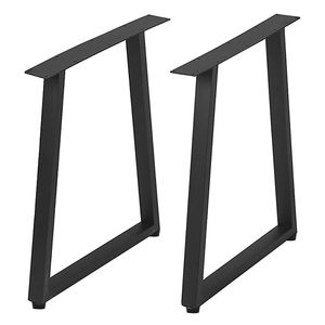Patas de Mesa de Comedor Modernas y Duraderas de Acero Negro, Diseño de Lujo, Resistentes, para Cocina, Sala de Estar, Casa de Campo, Apartamento - Product Image 2