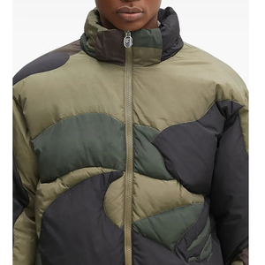 Veste d'hiver unisexe personnalisée de créateur, veste matelassée camouflage pour homme, vêtements d'hiver, veste à bulles - Product Image 4
