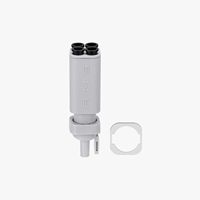 AMS Lite Filament Hub, Accesorios para Impresora 3D de Plástico y Metal Gris, 60x60x30mm, 30g