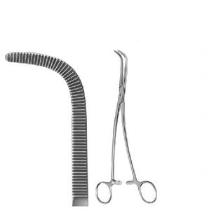 Pince à conduit kystique Instrument chirurgical de gynécologie entièrement incurvé Utérin La base des instruments chirurgicaux - Product Image 6