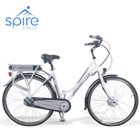 Moteur arrière sans balais Bafang en alliage d'aluminium 250W pour vélo électrique, batterie lithium 36V 9.6AH, écran LCD, autonomie >60km, électronique