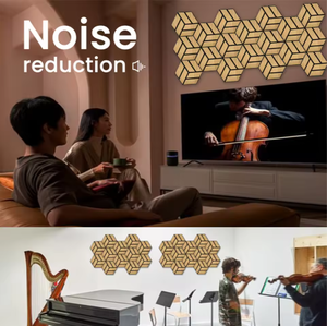 Paneles Acústicos Hexagonales de Poliéster de Alta Densidad, Panel de Pared Moderno para Estudio, Insonorización para Almacenes, Venta al por Mayor - Product Image 6